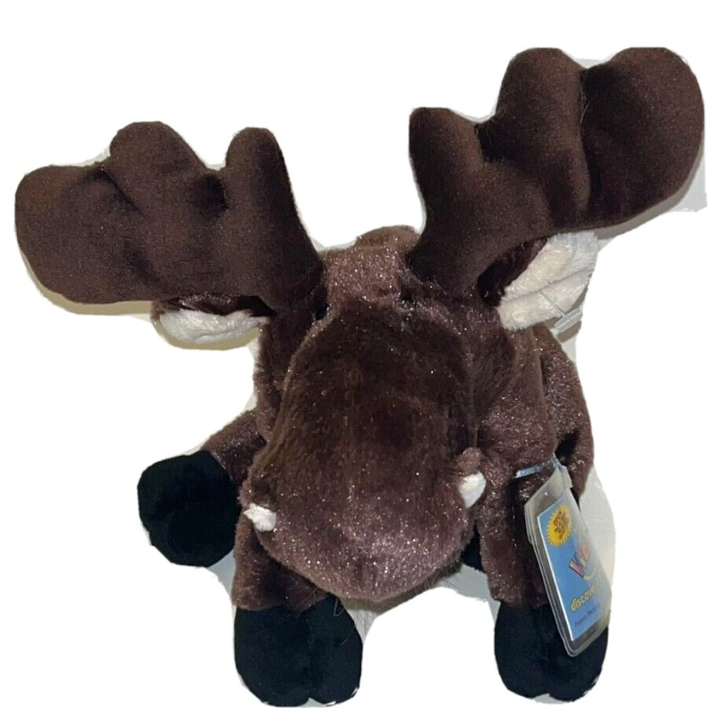 GANZ Webkinz Moose Plush Stuffed Animal Soft Toy 10” HM375 SEALED CODE